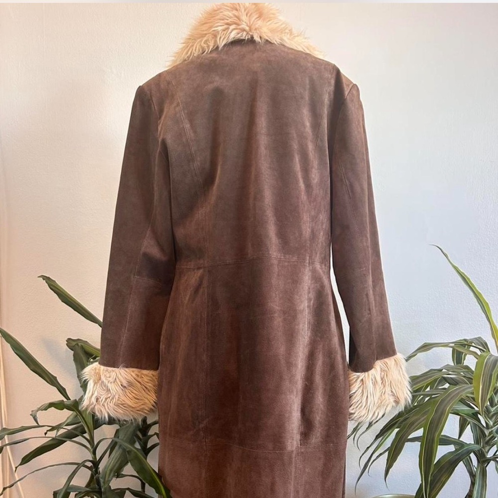 🤎 VINTAGE Wilsons Leather Maxima Suede Penny Lane Coat 🤎 - Picture 2 of 4